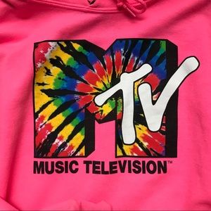 Bright Pink MTV Hoodie